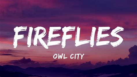 fireflies song lyrics.
